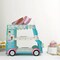 3 Tier Blue Pink 16" Cardboard Ice Cream Truck Cupcake Stand Party Decorations